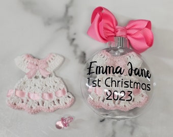 Personalized Baby Name Ornament Baby Shower Gifts Christmas for New Parents Couple comes in a Gift Box