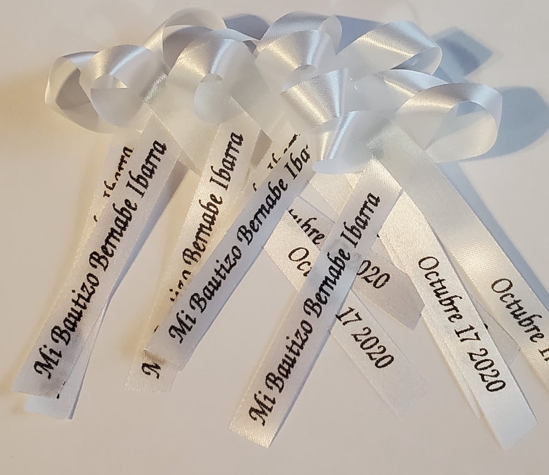 Personalized Wedding Ribbons Bridal Shower or Anniversary Etsy Ireland