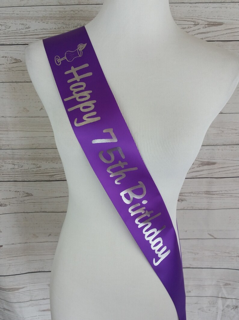 Forty & Fabulous Birthday Sash Posh Sash to Wear at Her Etsy