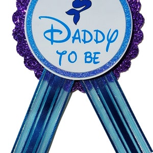 Growing a Mermaid Sash, Baby Shower for mommy to be to wear at Girl Sprinkle, Comes with a Silver Pin image 10