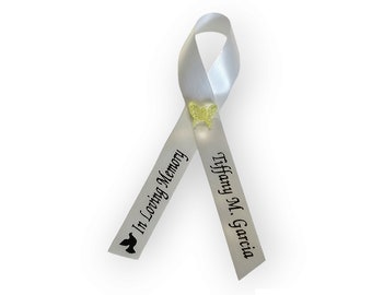 Grosgrain stick on black awareness ribbons pre-made - Black Awareness  Fabric Lapel Ribbon - Support Awareness Stick-ons - Black Ribbon Stickers -  Ribbon Appliques