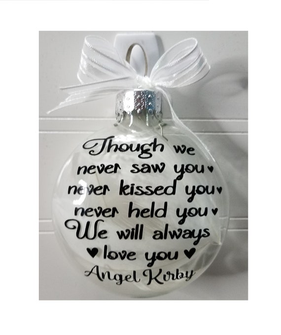infant loss christmas ornament