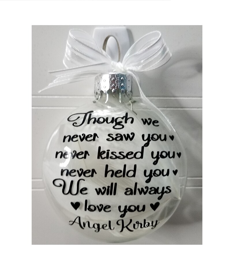 Miscarriage Gift Ornament In Loving Memory Infant Loss Gift | Etsy