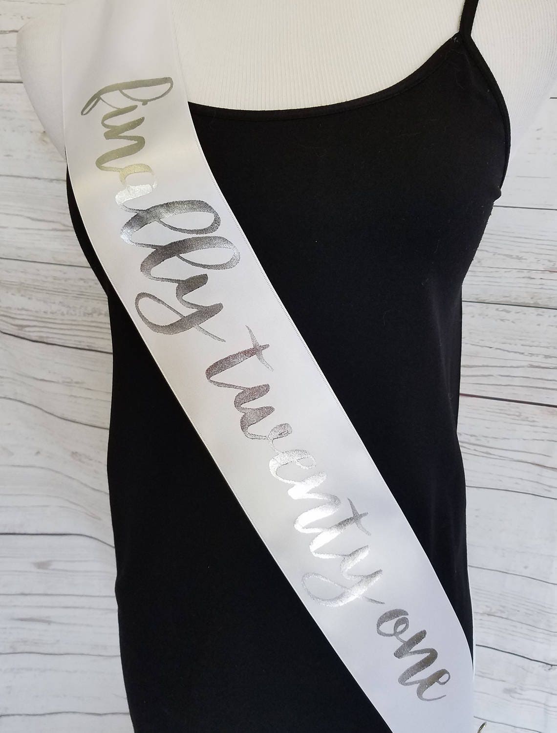 Finally 21 Birthday Sash Posh Sash to wear at her Celebration Etsy