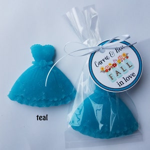 Bridal Shower Favors Wedding Dress Personalized for Guests Custom Scent Quinceanera, Pack of 10 image 8