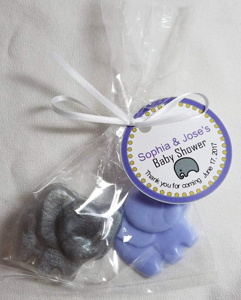 Elephant Baby Shower Favors Jungle Safari Soaps With Bags & Etsy