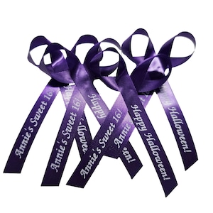 Personalized wedding ribbons and bows online