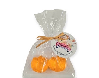 Pumpkin Baby Shower Bridal Party Soap Favors Gender Reveal Personalized Tags Birthday Idea