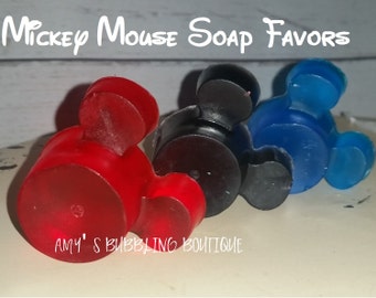Mouse Soap Favors - First Birthday Soap for wedding, bridal shower, Baby Shower, clubhouse party Party Supplies - Pack of 25
