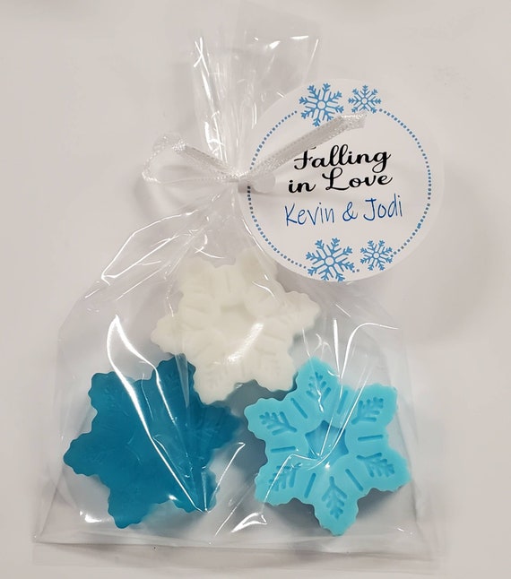 Happy Onederful Snowflake Birthday Party Favors Baby Bridal Shower  Withpersonalized Soaps With Tags for Wedding Winter Wonderland -  Sweden