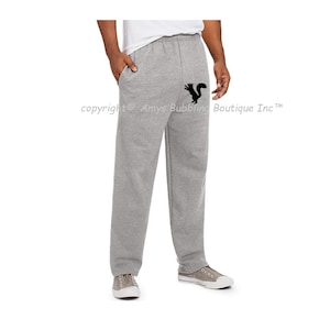 Funny Boyfriend Gift for Him - Valentines Day Husband Squirrel After Your NUTS Over You, Gag Lounge Pants White Elephant