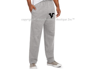 Funny Boyfriend Gift for Him - Valentines Day Husband Squirrel After Your NUTS Over You, Gag Lounge Pants White Elephant