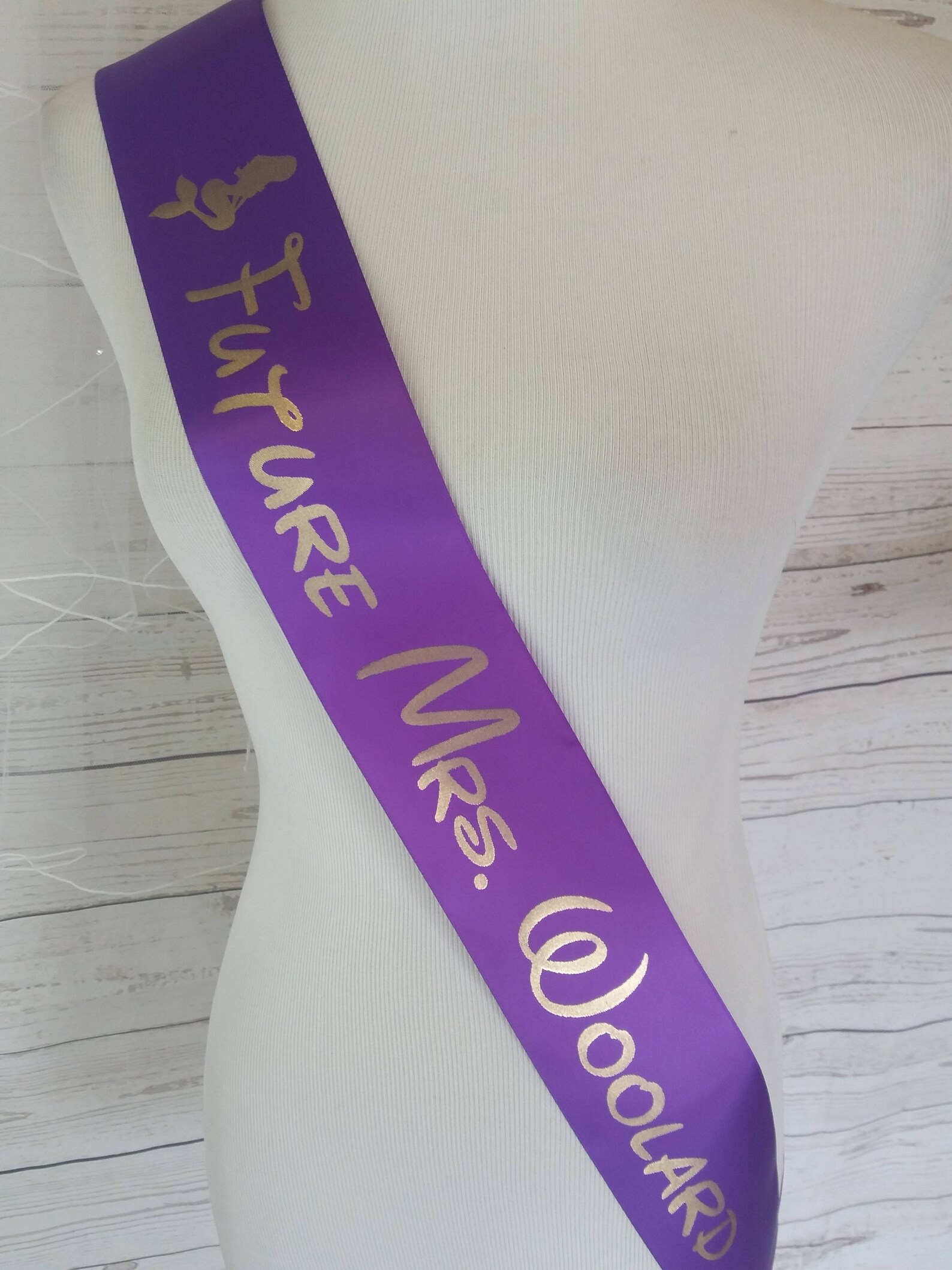 Bridal Shower Sash for Bride to Be to Wear at Bachelorette Etsy