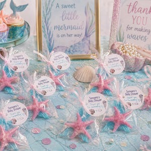 Personalized Mermaid Tail Soap Favors – Under the Sea Party Supplies