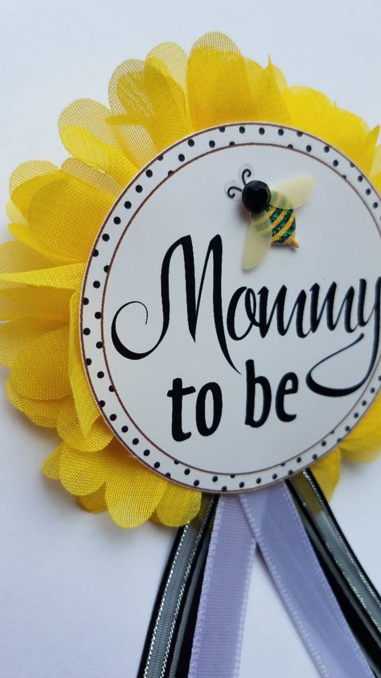 Personalized Mommy to Bee Baby Shower Pin Daddy Grandma Be - Etsy