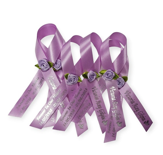 Personalized Memorial Ribbons