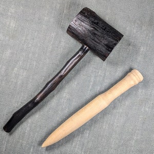 Vampire Slayer Cosplay Hammer and Stake - Great for Halloween costume or gothic rustic horror home decor
