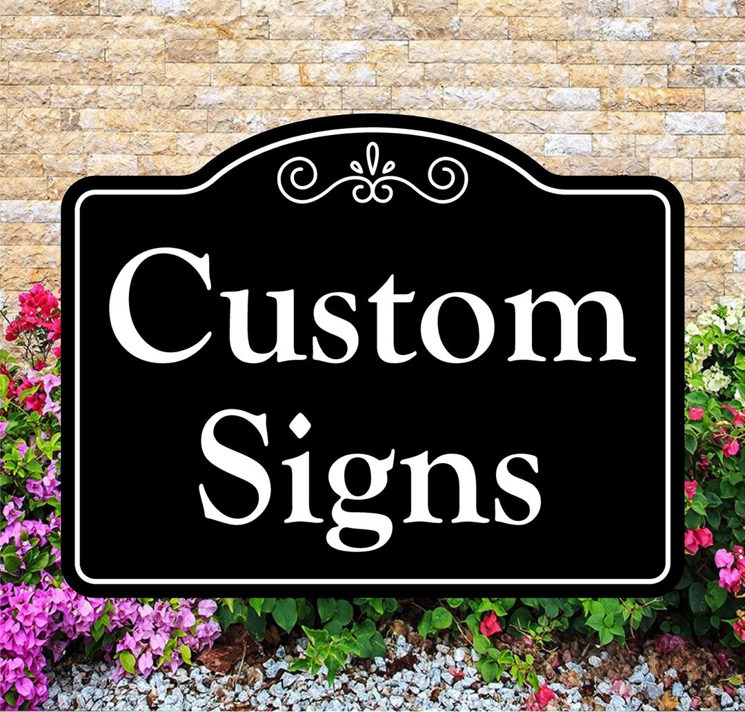 Custom Aluminum Composite Sign: Personalized Business or Home Decor - Etsy