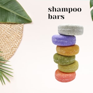 Shampoo Bars, Eco Friendly, Vegan Sulfate Free TSA Approved Travel,  Less Waste, Environmentally Friendly