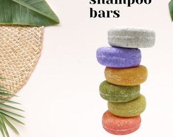 Shampoo Bars, Eco Friendly, Vegan Sulfate Free TSA Approved Travel,  Less Waste, Environmentally Friendly