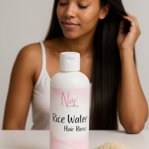 Rijst Water Haarspoeling Indiase ginseng Ashwagandha Amla Kliswortel Brandnetel Heermoes afbeelding 1