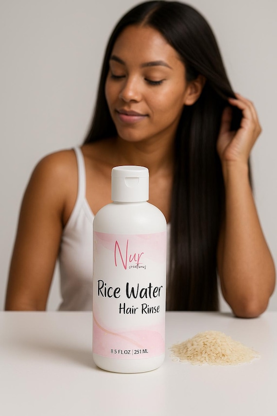 Rice Water Hair Rinse Indian Ginseng Ashwagandha Amla Burdock Root Nettle Horsetail