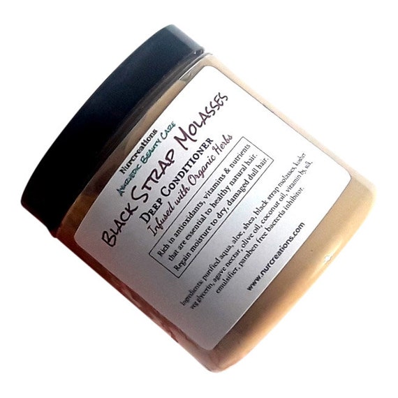 Black Strap Molasses Deep Conditioner Infused W Agave Nectar Etsy