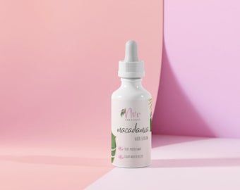 Macadamia Hair Serum, Heat Protectant - Light Moisturizer Heat Styling