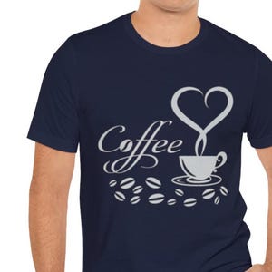 Coffee Lover T-Shirt,Coffee Bean,Coffee Gift Shirt,Coffee Lover Gift,Coffee Lovers,Coffee Addiction,Coffee Love, Coffee Tee Short Sleeve Tee