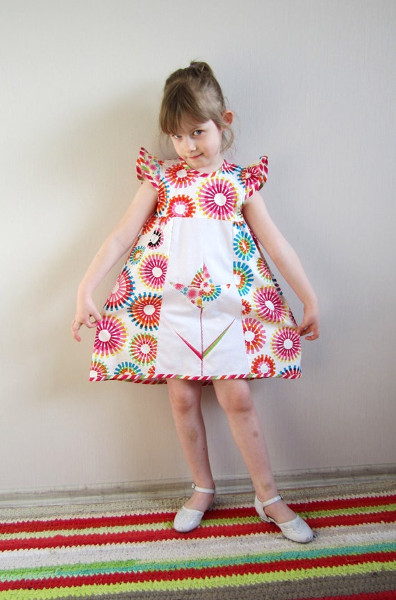 colourful flower girl dresses