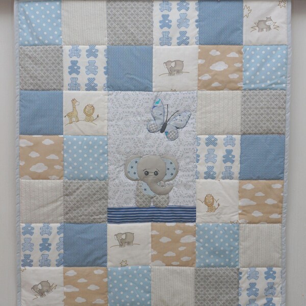 Baby Patchwork Quilt Etsy