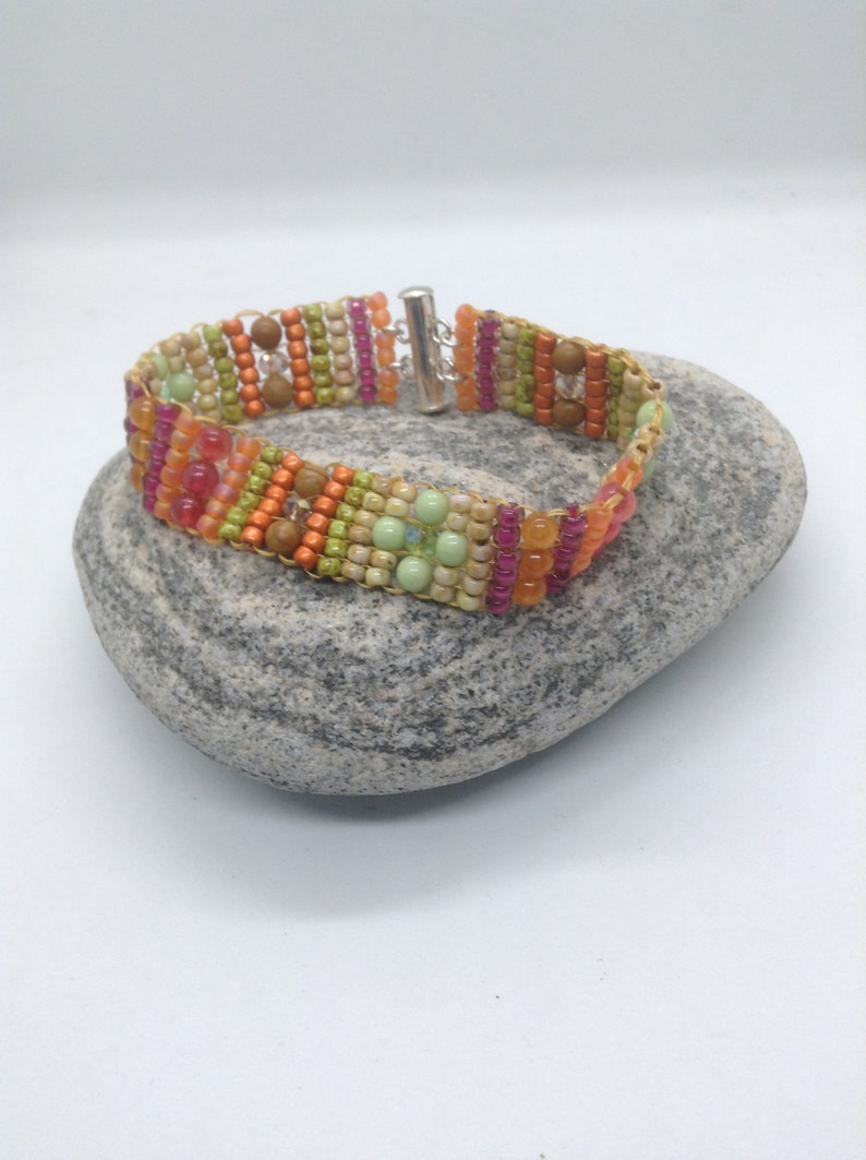 Handwoven Gemstone Bracelet image 3