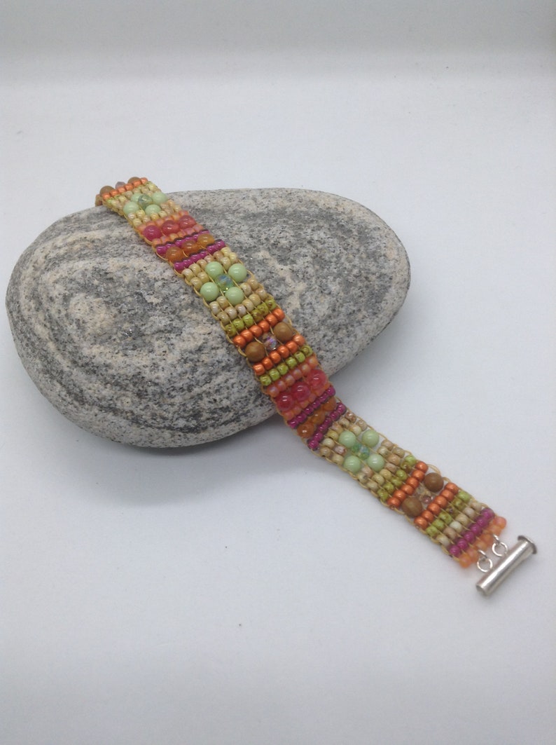 Handwoven Gemstone Bracelet image 2