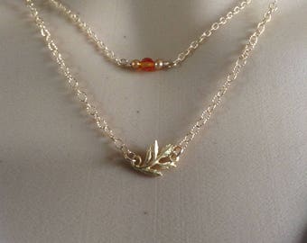 Golden Leaf Necklace