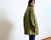Vintage Oversized Quilted Liner Jacket S M L
