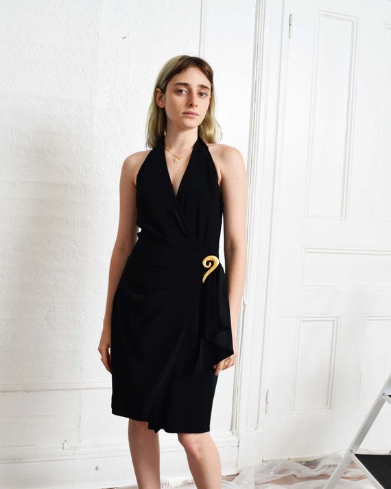 Vintage 1990s Halter Dress