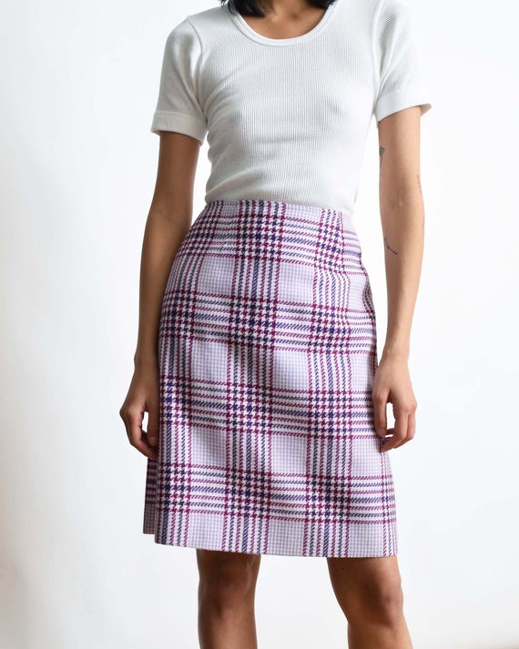 Vintage 1970s Tartan Skirt