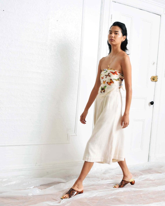 Vintage Natural Cotton Culottes