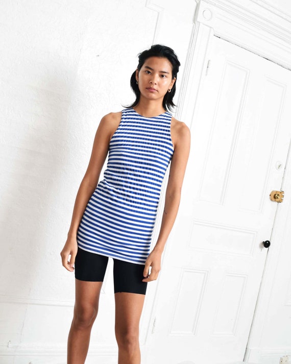 Vintage Cobalt Striped Tank