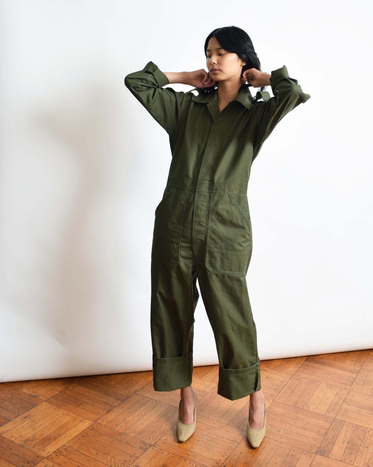 Vintage Army Green Coveralls Workwear Boiler Suit Jumpsuit - Etsy
