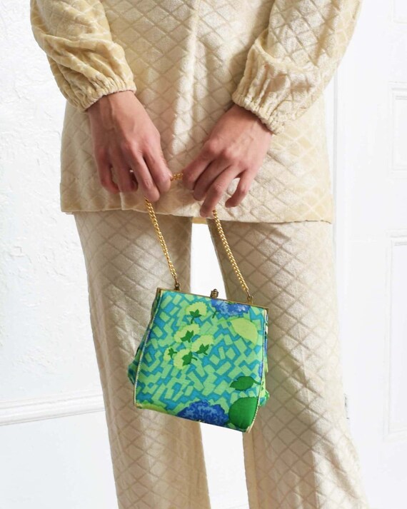 Vintage 1950s Floral Purse