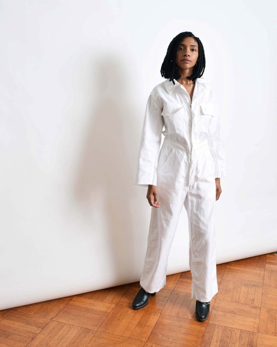 boiler suit white