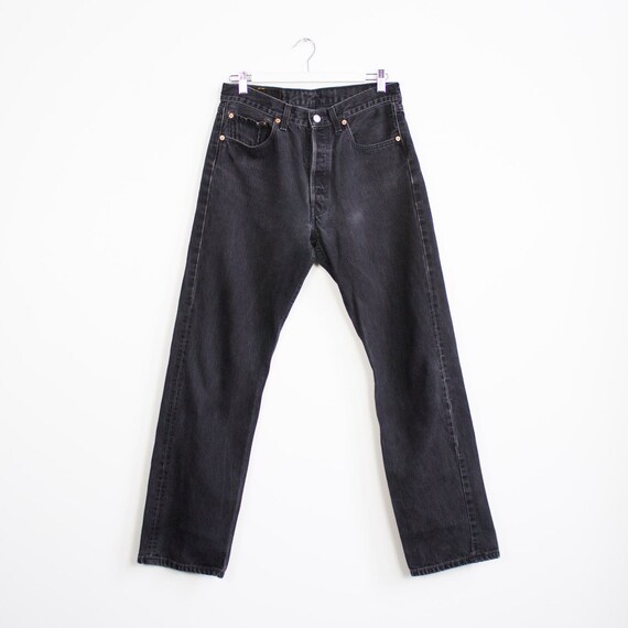 501 Vintage black Levi's button fly 32X32