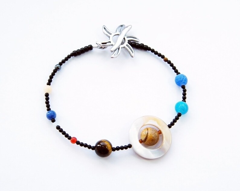 etsy solar system bracelet