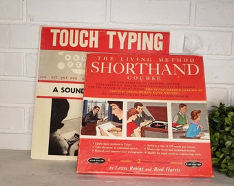 Collection of Typewriter Typing Courses on Records - Free Shipping to Lower 48!