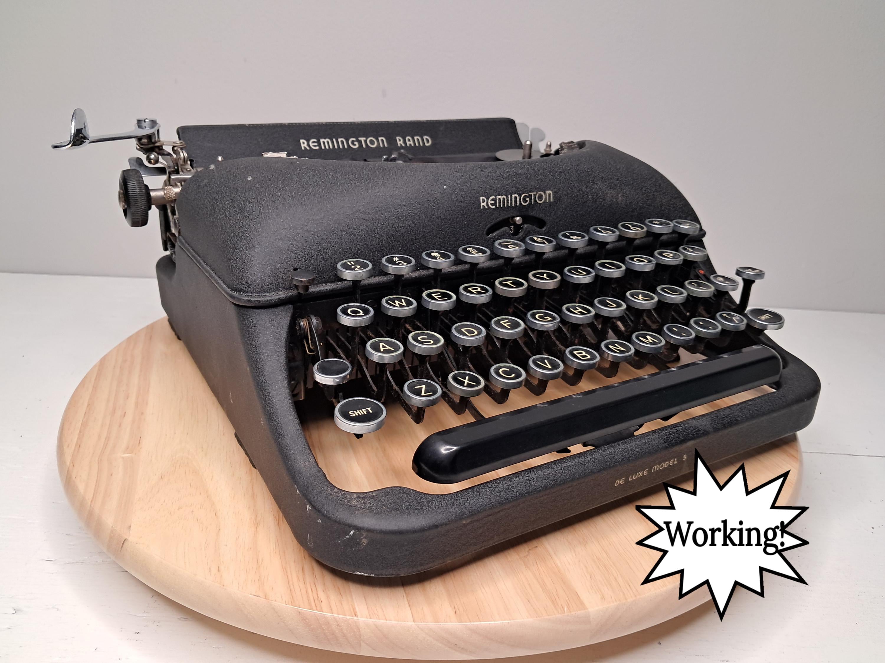 Remington Deluxe Model 5 Typewriter - Etsy