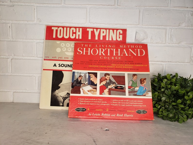 Typewriter Course Vintage Typewriter Typing Course on Records – Ephemera Collection - Etsy