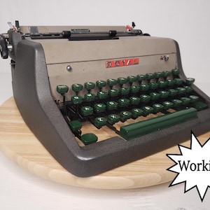 Classic Brown 1958 Royal Aristocrat Typewriter & Case w/Manual - Free Shipping to Lower 48!
