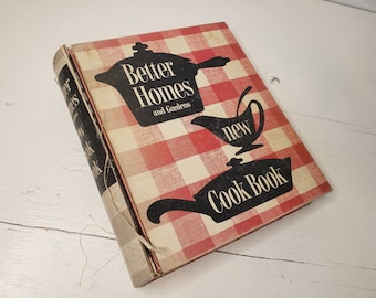 Vintage Better Homes and Gardens New Cook Book - Copyright 1953 - Free Shipping to Lower 48!