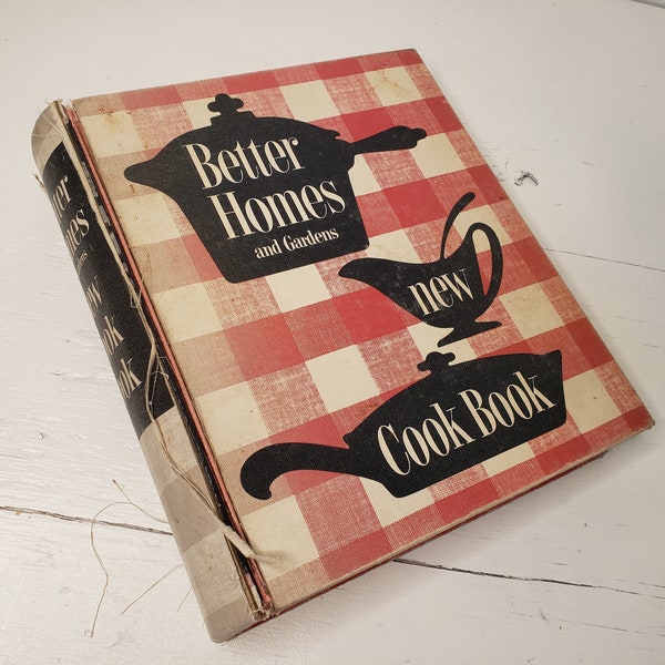 Vintage Better Homes and Gardens New Cook Book - Copyright 1953 - Free Shipping to Lower 48!